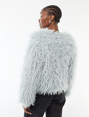 Giacca in ecopelliccia