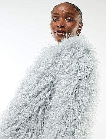 Giacca in ecopelliccia