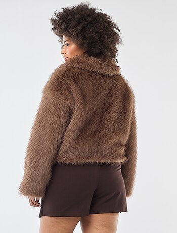 Giacca in ecopelliccia