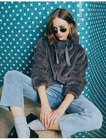 Giacca in finta pelliccia, MO Fashion