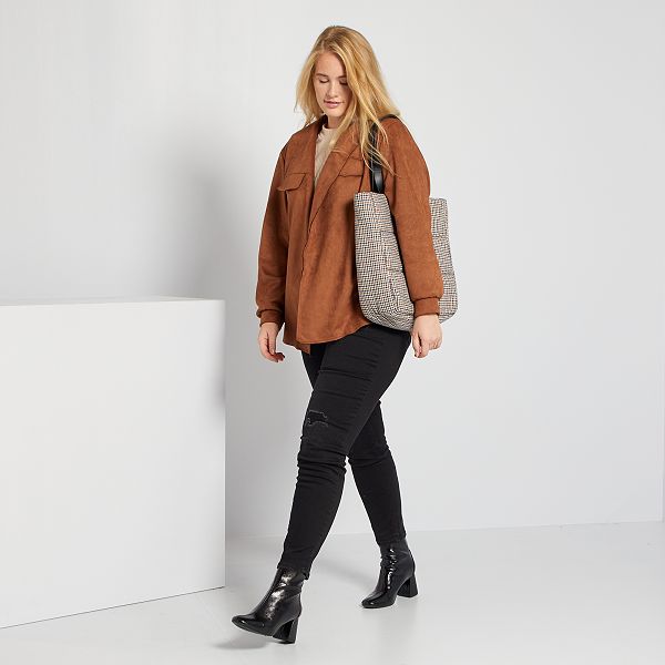 giacca camoscio donna