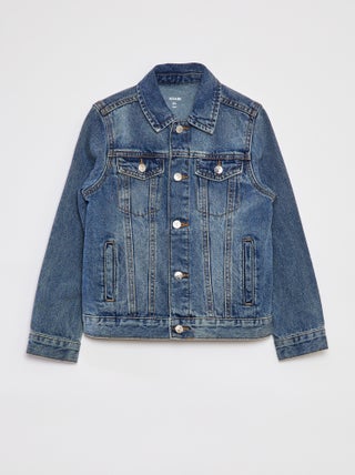 Giacca in jeans con Apertura con bottoni