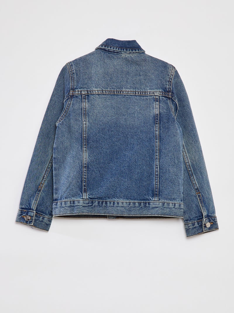 Giacca in jeans con Apertura con bottoni BLU - Kiabi