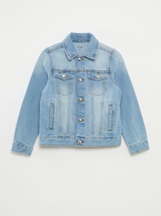 Giacca in jeans con Apertura con bottoni