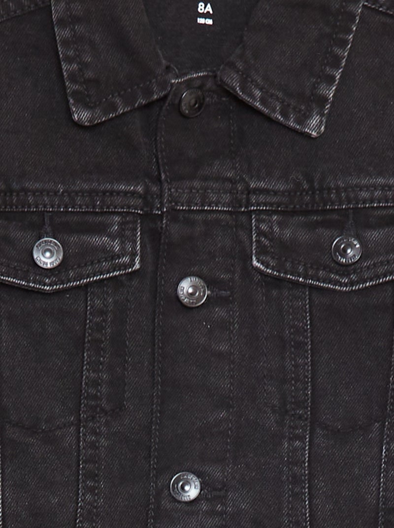 Giacca in jeans con Apertura con bottoni GRIGIO - Kiabi