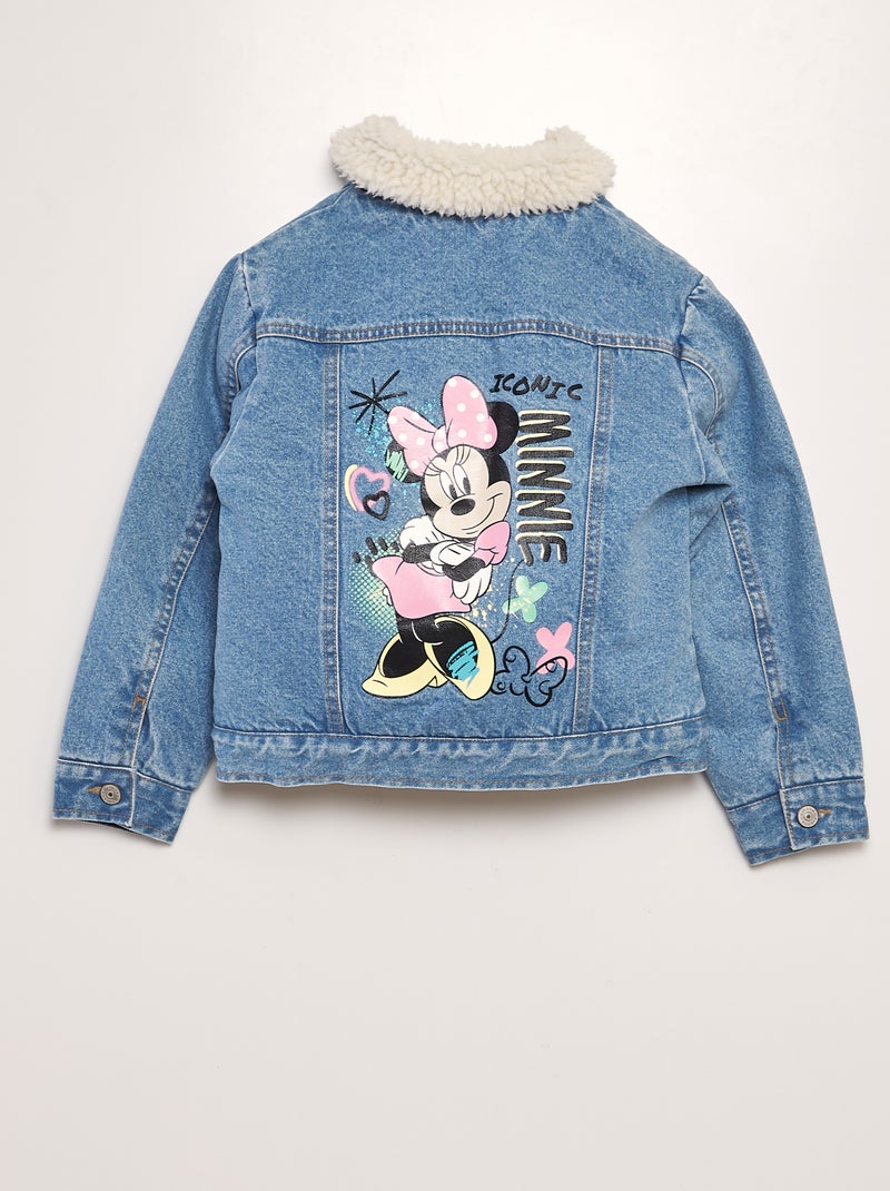 Giacca in jeans e effetto montone 'Minnie' BLU - Kiabi