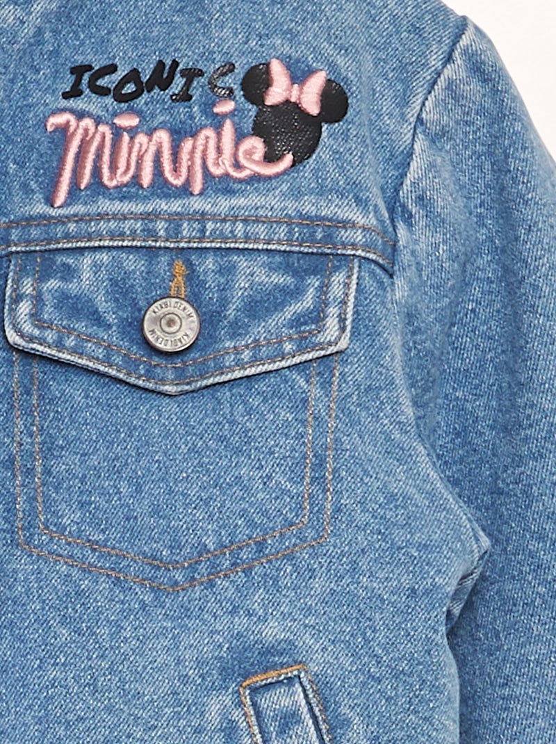 Giacca in jeans e effetto montone 'Minnie' BLU - Kiabi