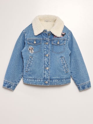 Giacca in jeans e sherpa 'Minnie'