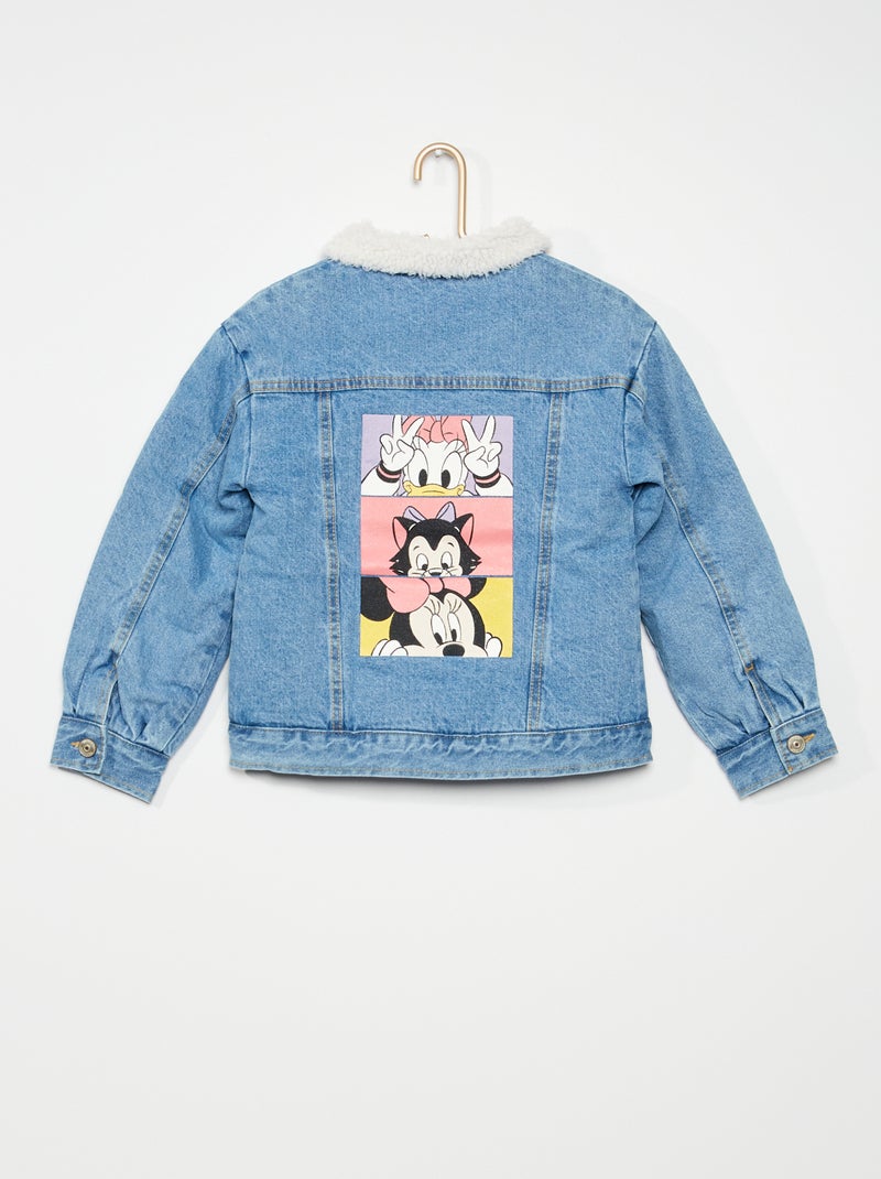 Giacca in jeans imbottita e ricamata 'Minnie' BLU - Kiabi