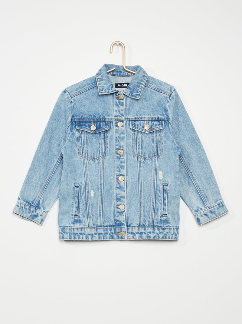 Giacca in jeans oversize blu - Kiabi