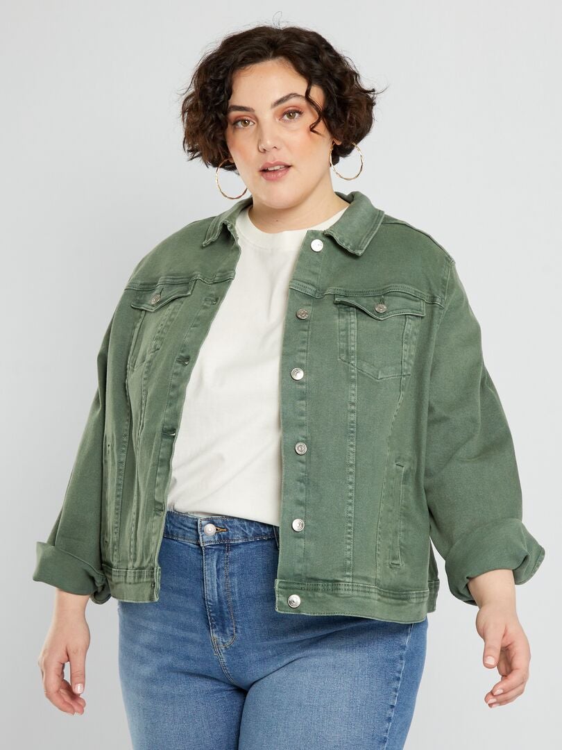 Giacca in jeans VERDE - Kiabi