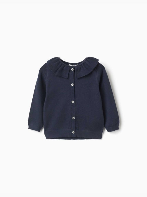Giacca in maglia con colletto arricciato - Kiabi Giacca in maglia con colletto arricciato - Kiabi