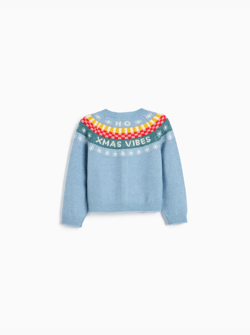 Giacca in maglia natalizia, mo fashion Blu - Kiabi