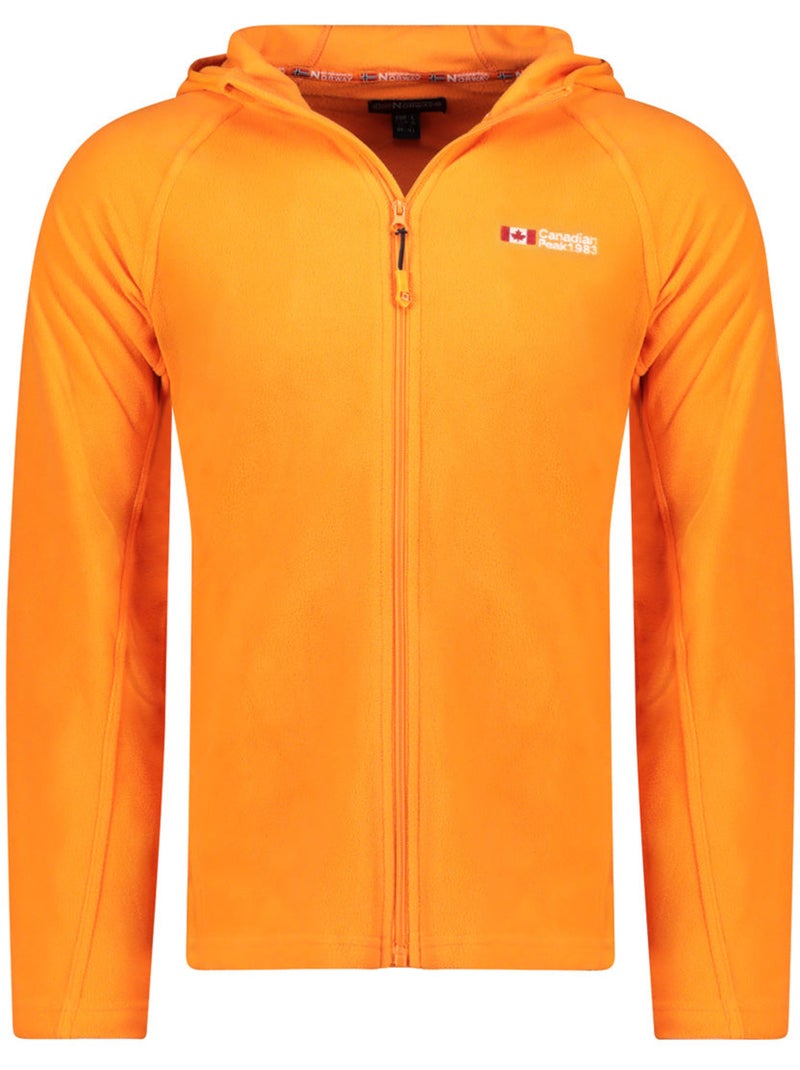 Giacca in micropile con cappuccio tugoodeak – canadian peak Arancione - Kiabi