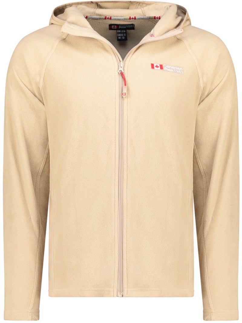 Giacca in micropile con cappuccio tugoodeak – canadian peak Beige - Kiabi