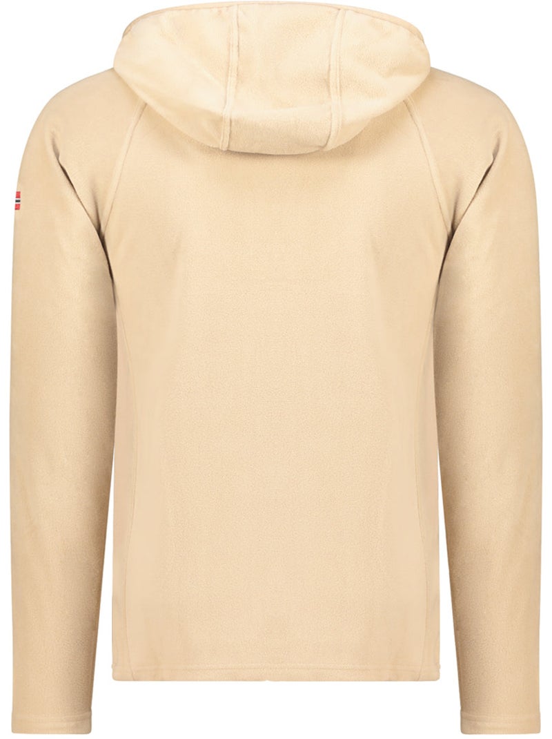 Giacca in micropile con cappuccio tugoodeak – canadian peak Beige - Kiabi