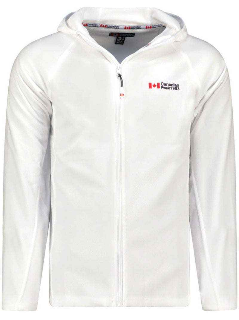 Giacca in micropile con cappuccio tugoodeak – canadian peak Bianco - Kiabi
