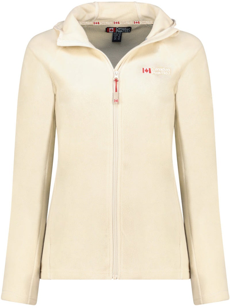 Giacca in micropile con cappuccio tugoodeak – canadian peak Bianco sporco - Kiabi