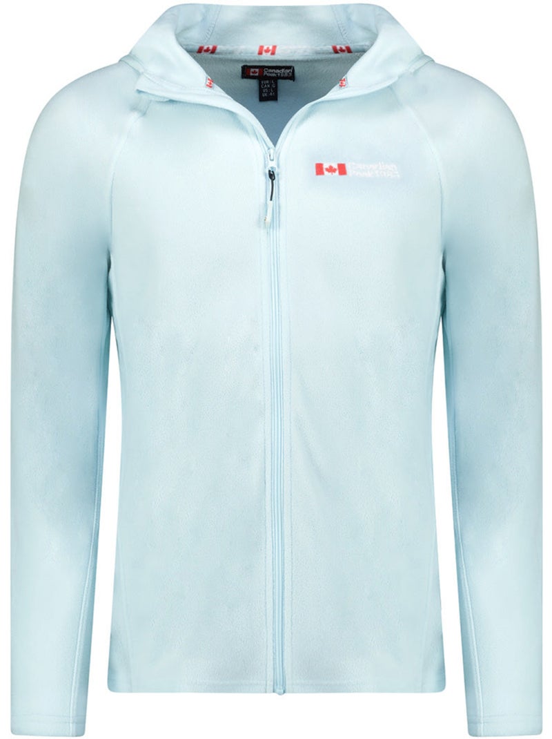 Giacca in micropile con cappuccio tugoodeak – canadian peak Blu cielo - Kiabi