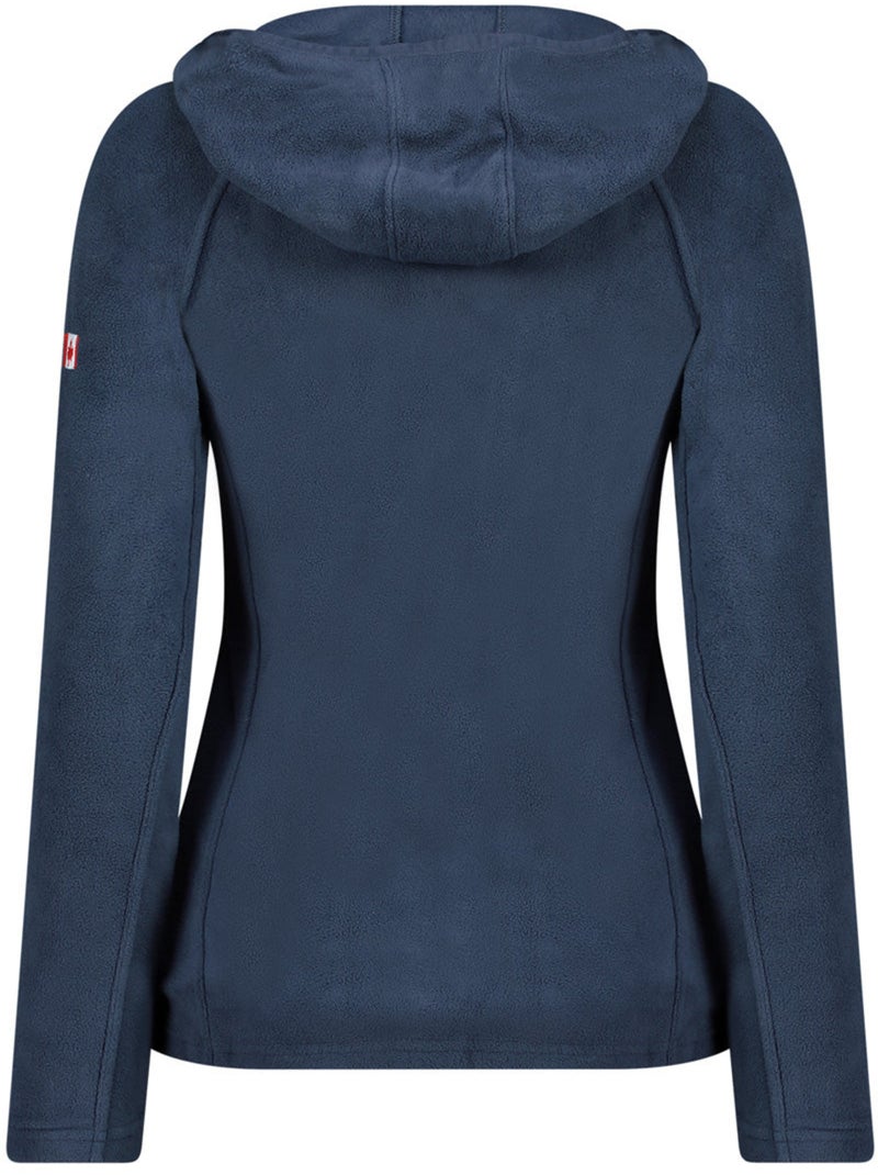 Giacca in micropile con cappuccio tugoodeak – canadian peak Blu marino - Kiabi