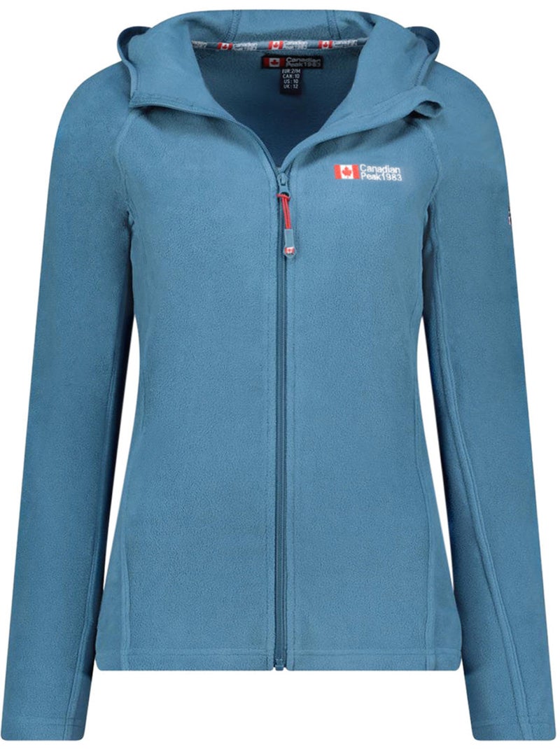 Giacca in micropile con cappuccio tugoodeak – canadian peak Blu petrolio - Kiabi