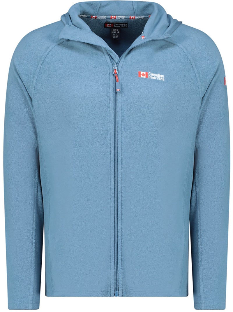 Giacca in micropile con cappuccio tugoodeak – canadian peak Blu petrolio - Kiabi