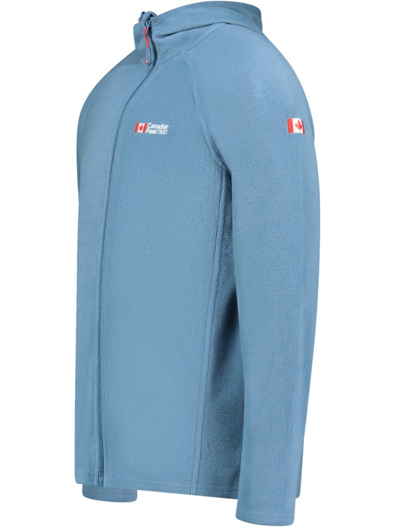 Giacca in micropile con cappuccio tugoodeak – canadian peak Blu petrolio - Kiabi