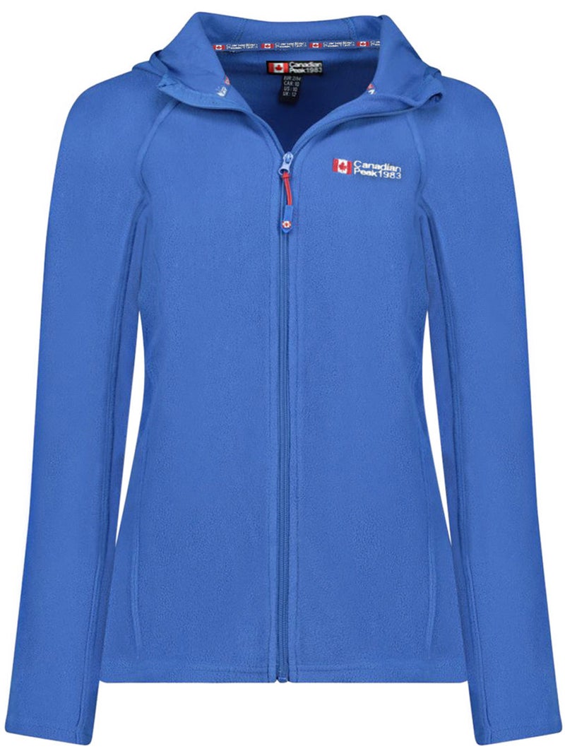 Giacca in micropile con cappuccio tugoodeak – canadian peak Blu reale - Kiabi
