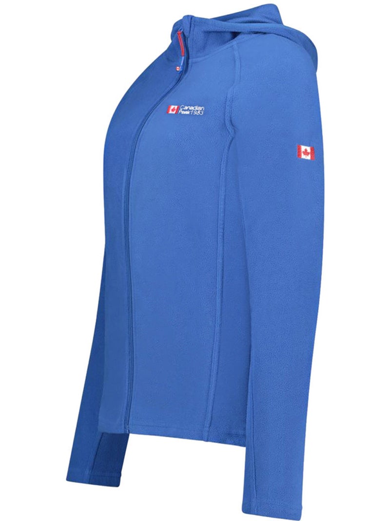 Giacca in micropile con cappuccio tugoodeak – canadian peak Blu reale - Kiabi