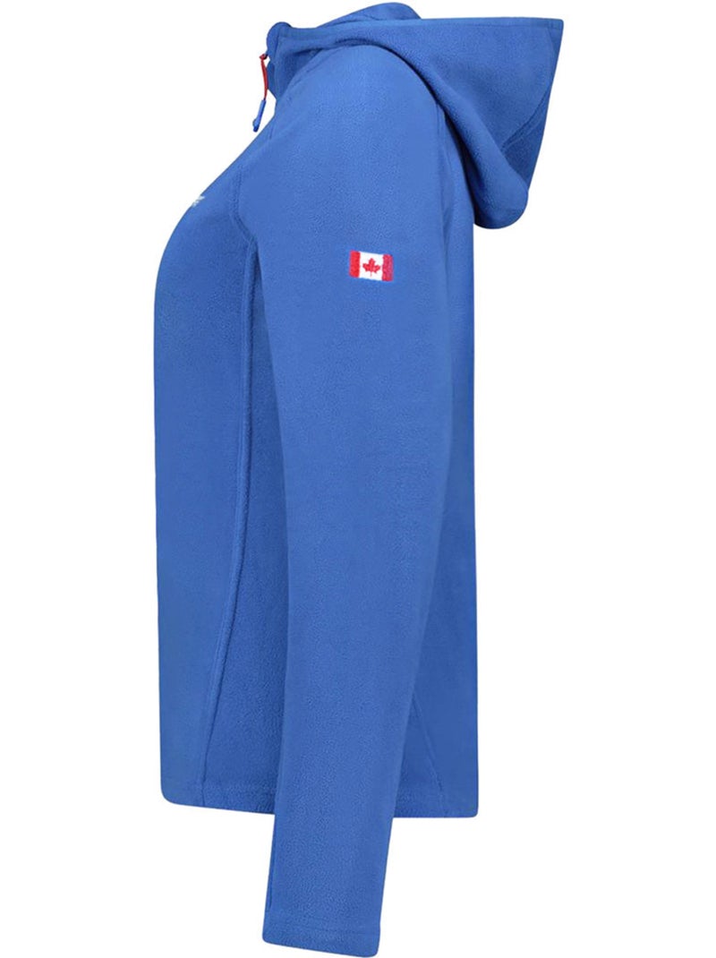 Giacca in micropile con cappuccio tugoodeak – canadian peak Blu reale - Kiabi