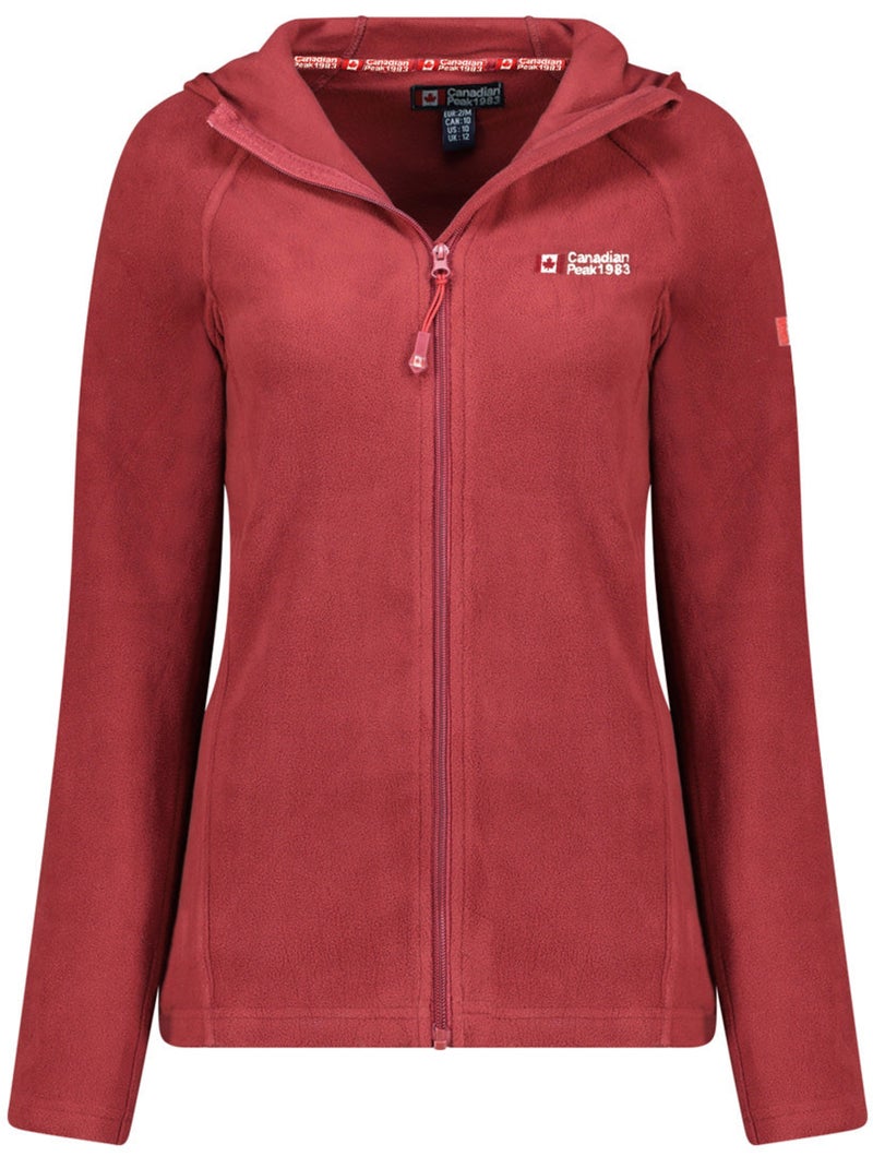 Giacca in micropile con cappuccio tugoodeak – canadian peak Bordeaux - Kiabi