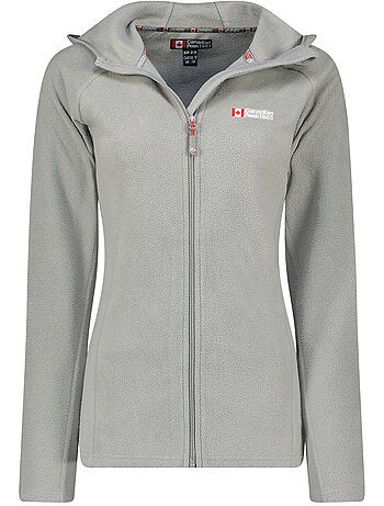 Giacca in micropile con cappuccio tugoodeak – canadian peak