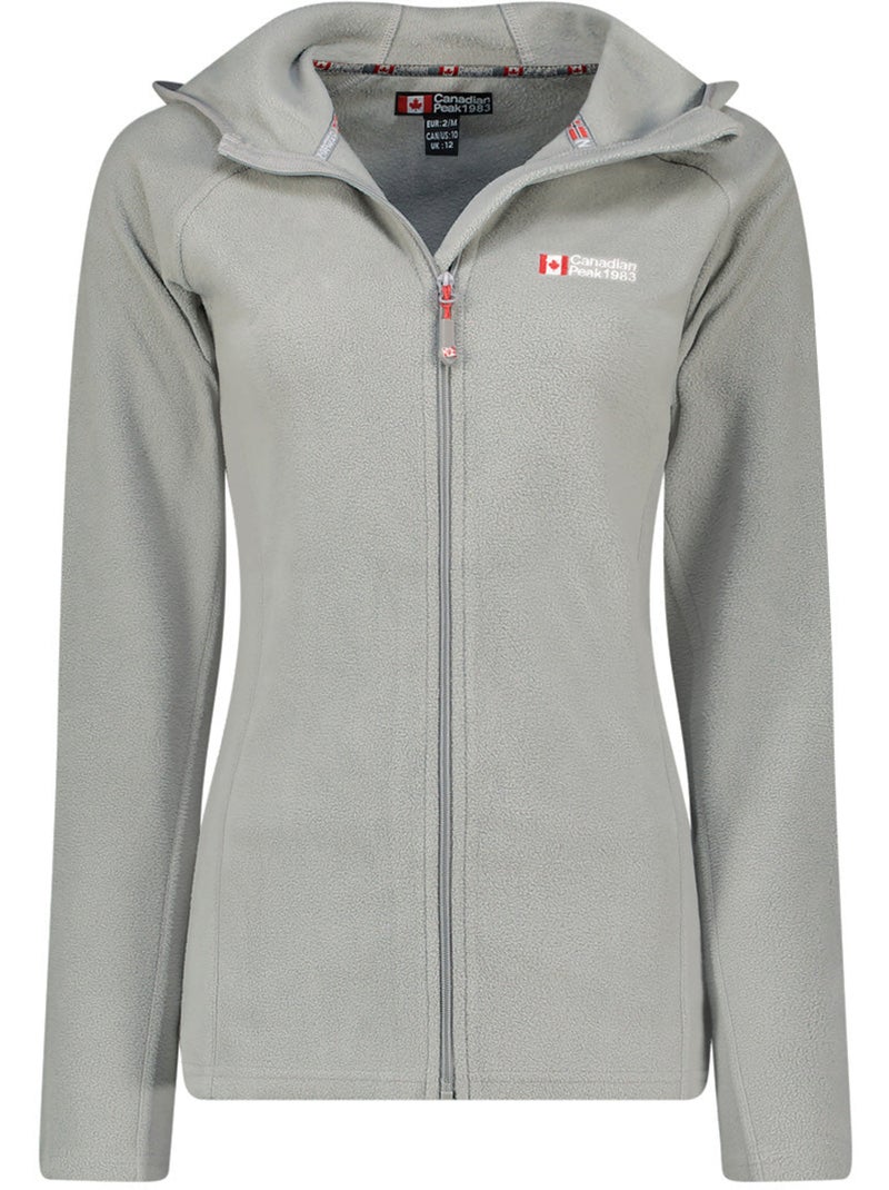 Giacca in micropile con cappuccio tugoodeak – canadian peak Grigio chiaro - Kiabi