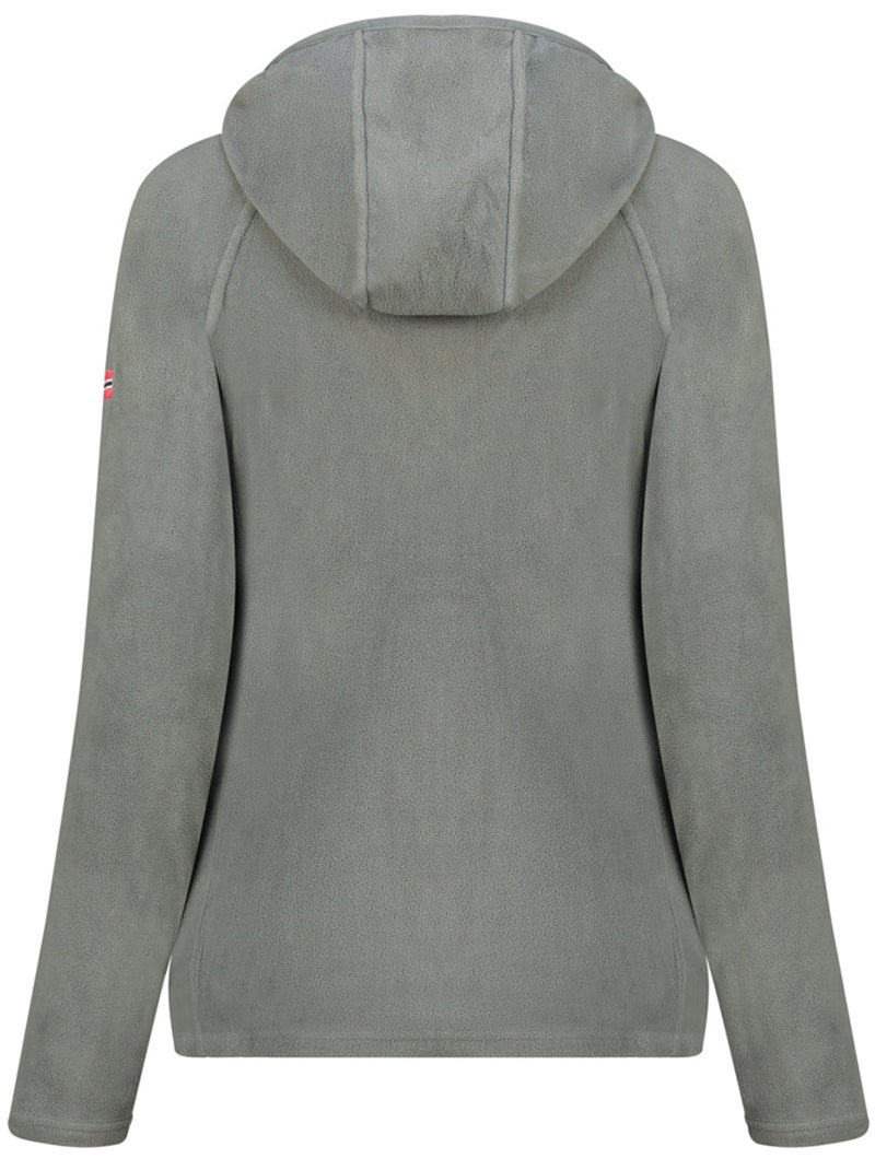 Giacca in micropile con cappuccio tugoodeak – canadian peak Grigio scuro - Kiabi