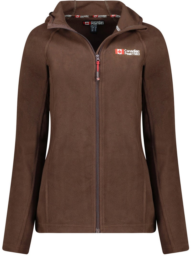 Giacca in micropile con cappuccio tugoodeak – canadian peak Marrone - Kiabi