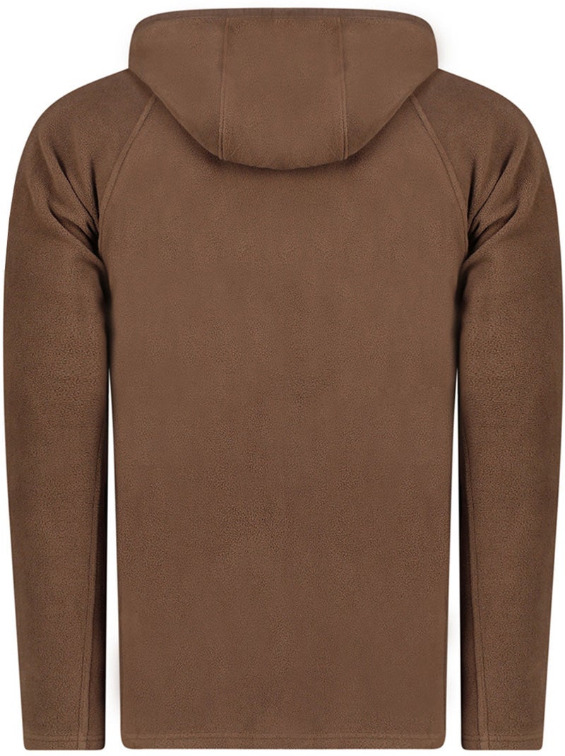 Giacca in micropile con cappuccio tugoodeak – canadian peak Marrone - Kiabi