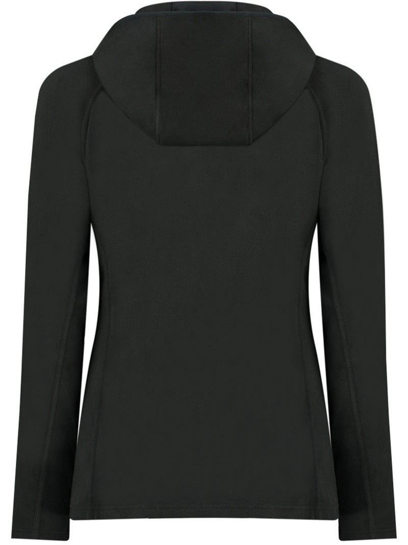 Giacca in micropile con cappuccio tugoodeak – canadian peak Nero - Kiabi