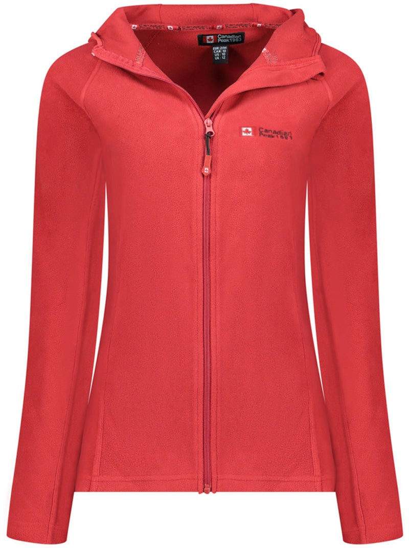 Giacca in micropile con cappuccio tugoodeak – canadian peak Rosso - Kiabi