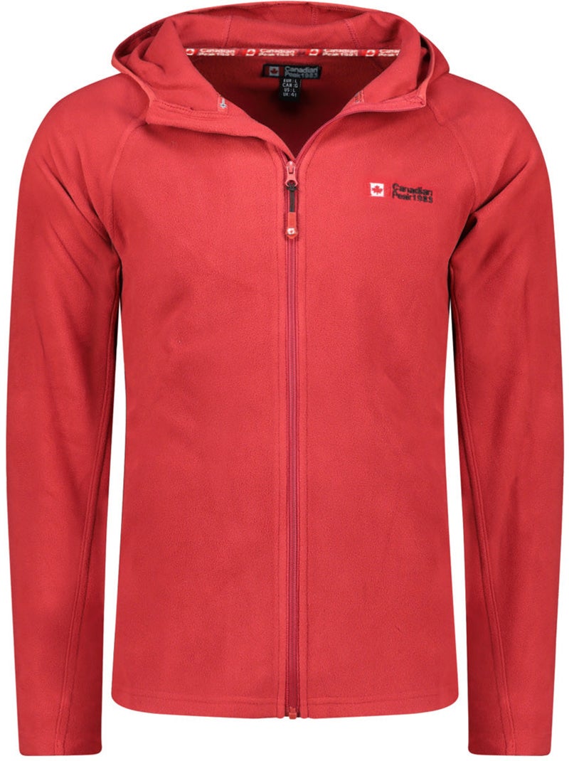 Giacca in micropile con cappuccio tugoodeak – canadian peak Rosso - Kiabi