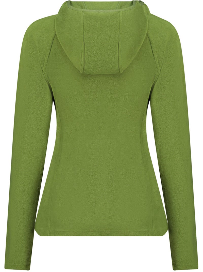 Giacca in micropile con cappuccio tugoodeak – canadian peak Verde kaki chiaro - Kiabi