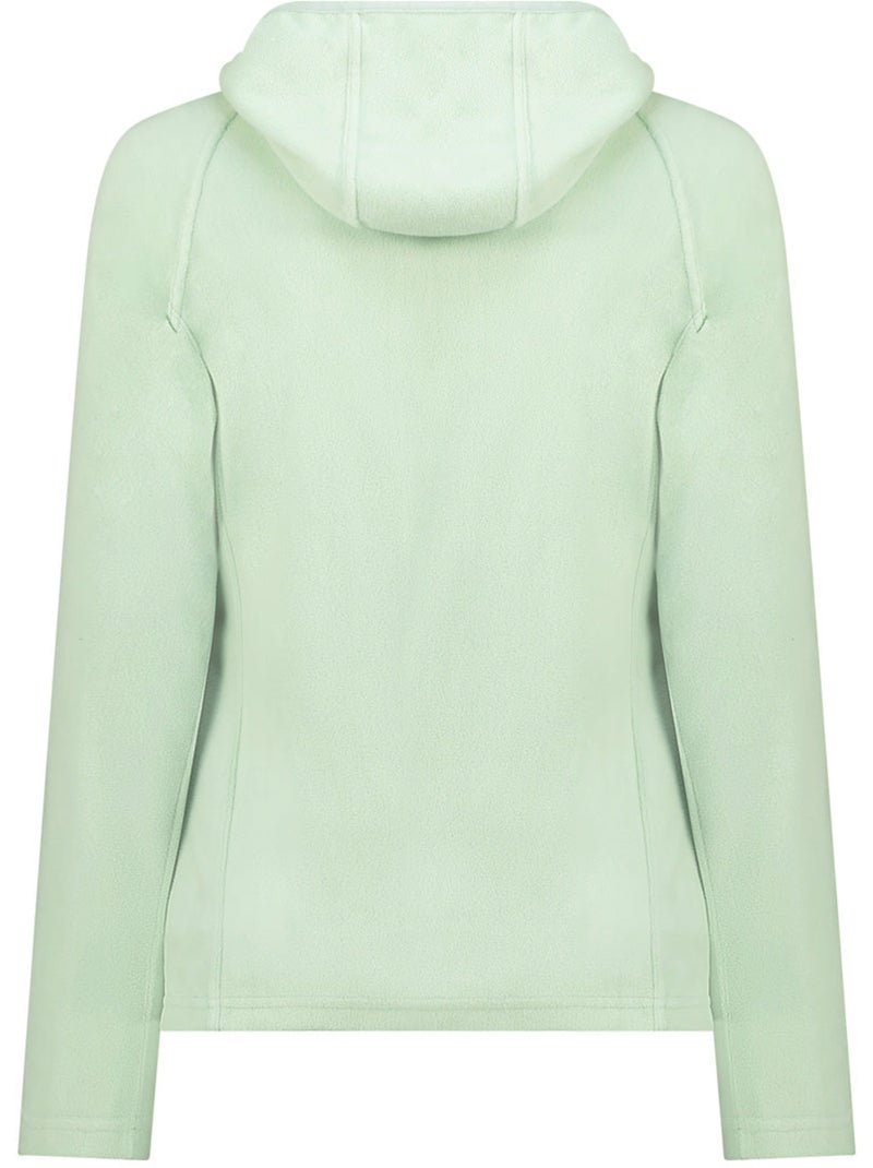 Giacca in micropile con cappuccio tugoodeak – canadian peak Verde pastello - Kiabi