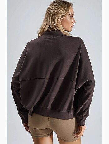 Giacca in modal con zip busem