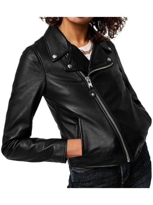 Giacca in Pelle da Donna Schott - Kiabi