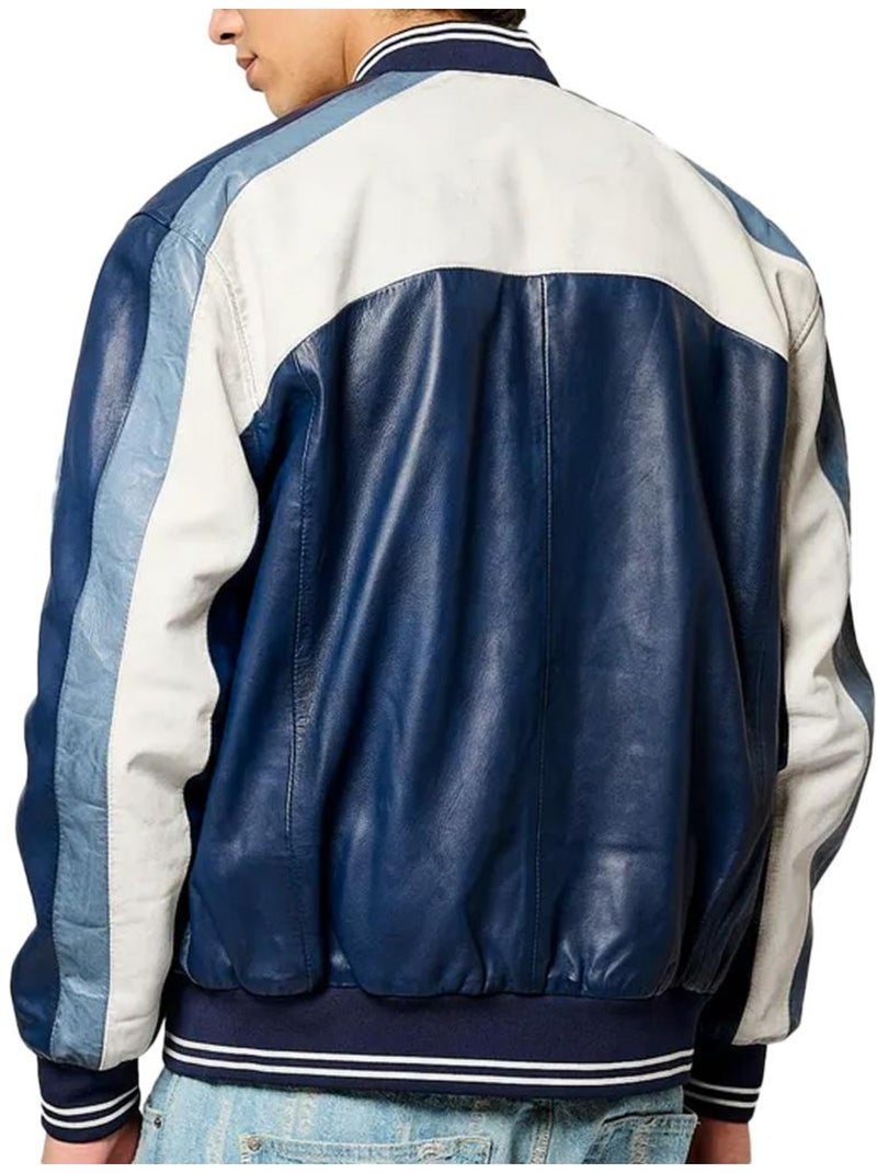 Giacca in Pelle da Uomo Kaporal Blu - Kiabi