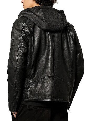 Giacca in Pelle da Uomo Kaporal