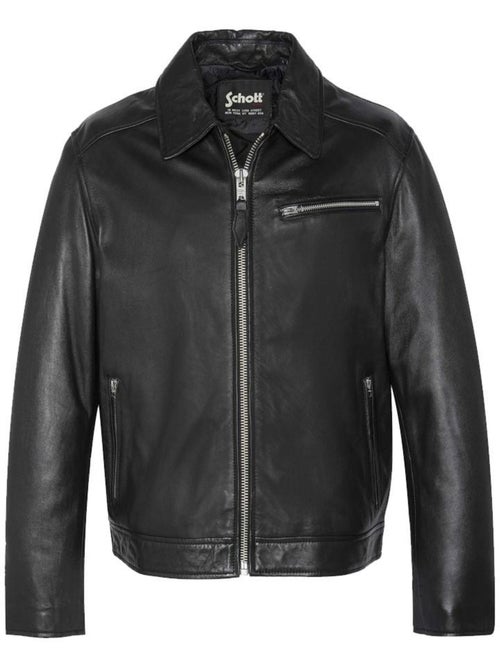 Giacca in Pelle da Uomo Schott - Uomo - Kiabi Giacca in Pelle da Uomo Schott - Uomo - Kiabi