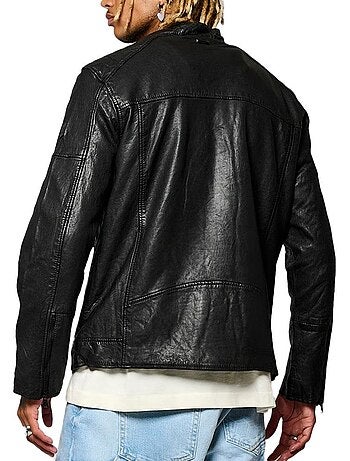 Giacca in Pelle Uomo Kaporal