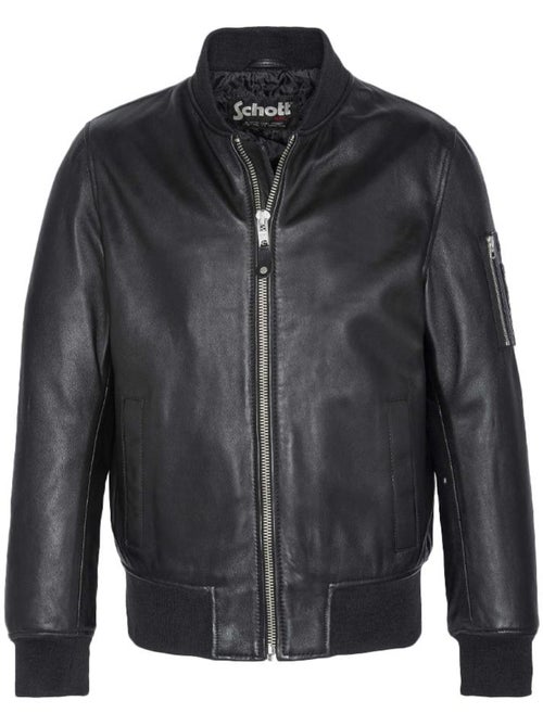 Giacca in Pelle Uomo Schott - Kiabi
