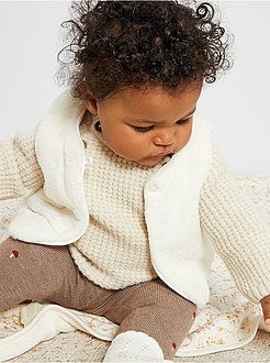 Giacca in pelliccia sintetica senza maniche - Kiabi