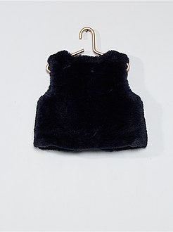 Giacca in pelliccia sintetica senza maniche - Kiabi